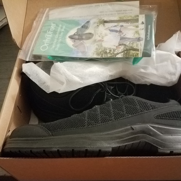 OrthoFeet Mens All-day Work Shoes - Picture 2 of 4